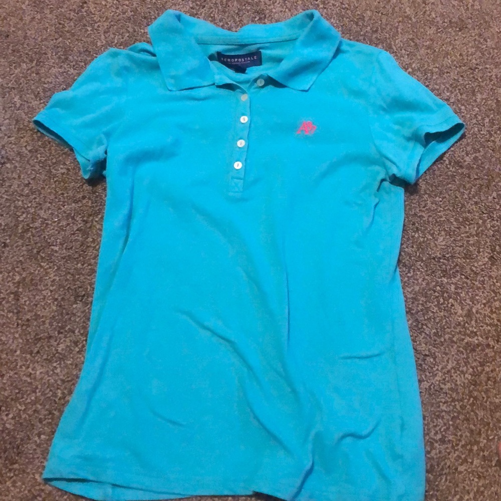 Teal polo